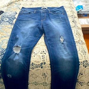 Distressed Judy blue jeans